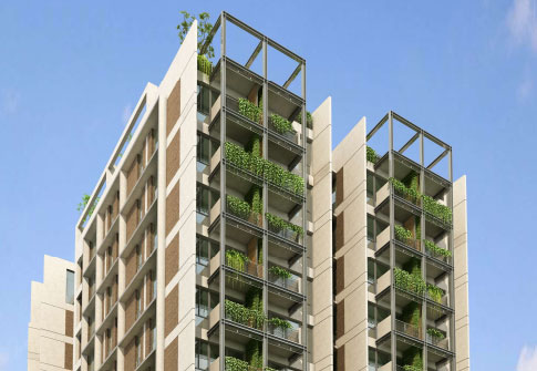 13 STORIED RESIDENTIAL BUILDING