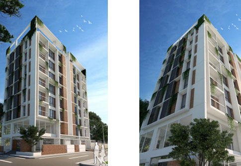 8 STORIED RESIDENTIAL BUILDING